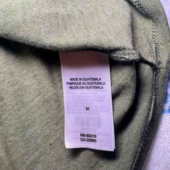 Lucky Brand Green Crew Neck Tee with Graphic Design, in Women’s Size Medium - Picture 7 of 9